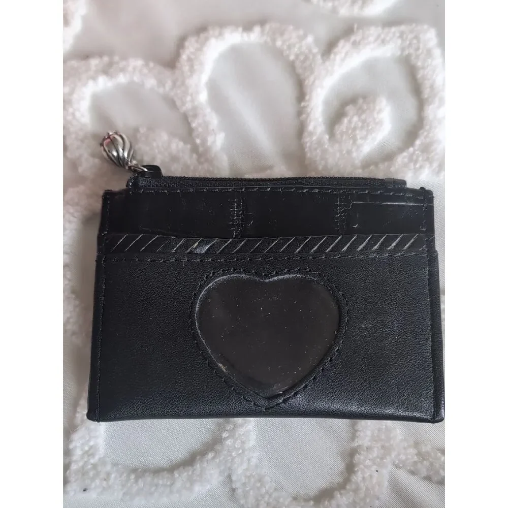 Brighton Vintage Coin /Credit Card Wallet With Heart 🖤 Photo Frame